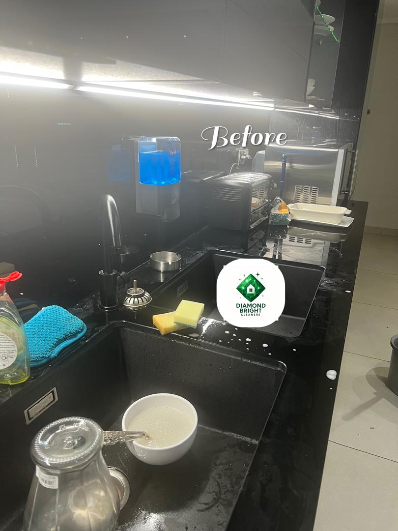 Before Staircase Cleaning