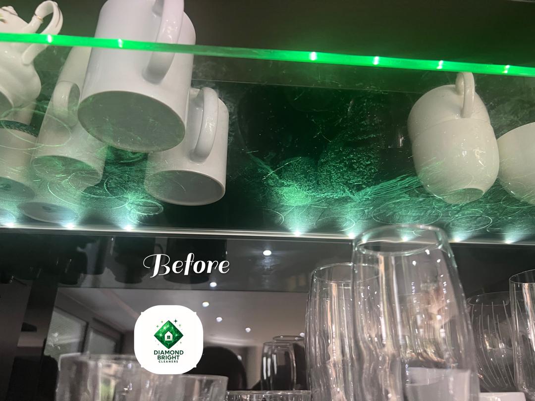 Before Glass Cleaning